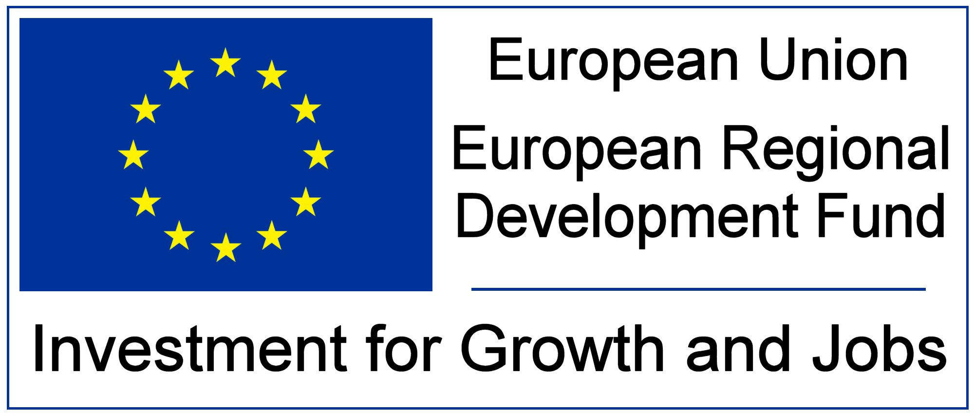 European Regional Development Fund | Investment for Growth and Jobs Logo